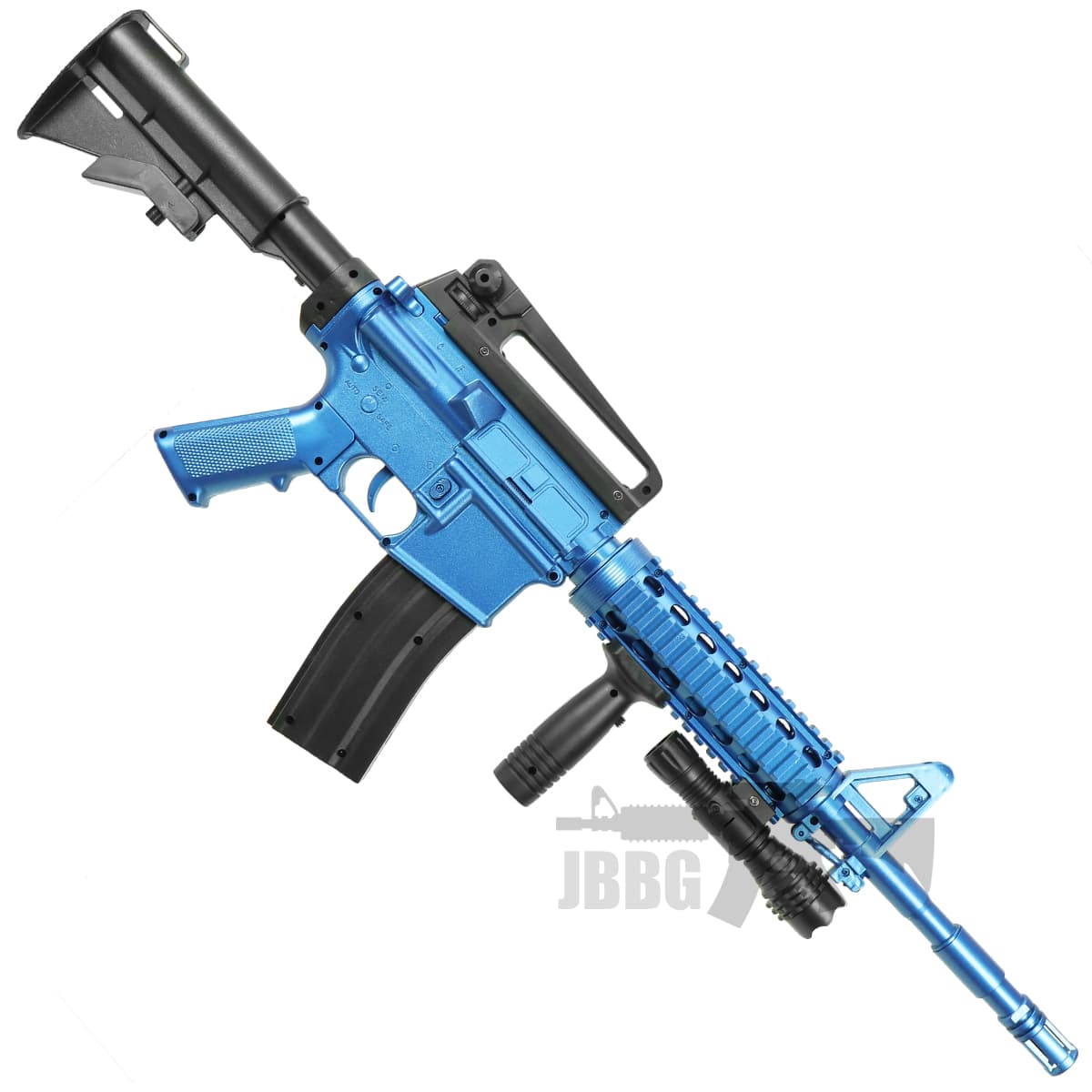 M4 RIS Spring Airsoft Gun Blue