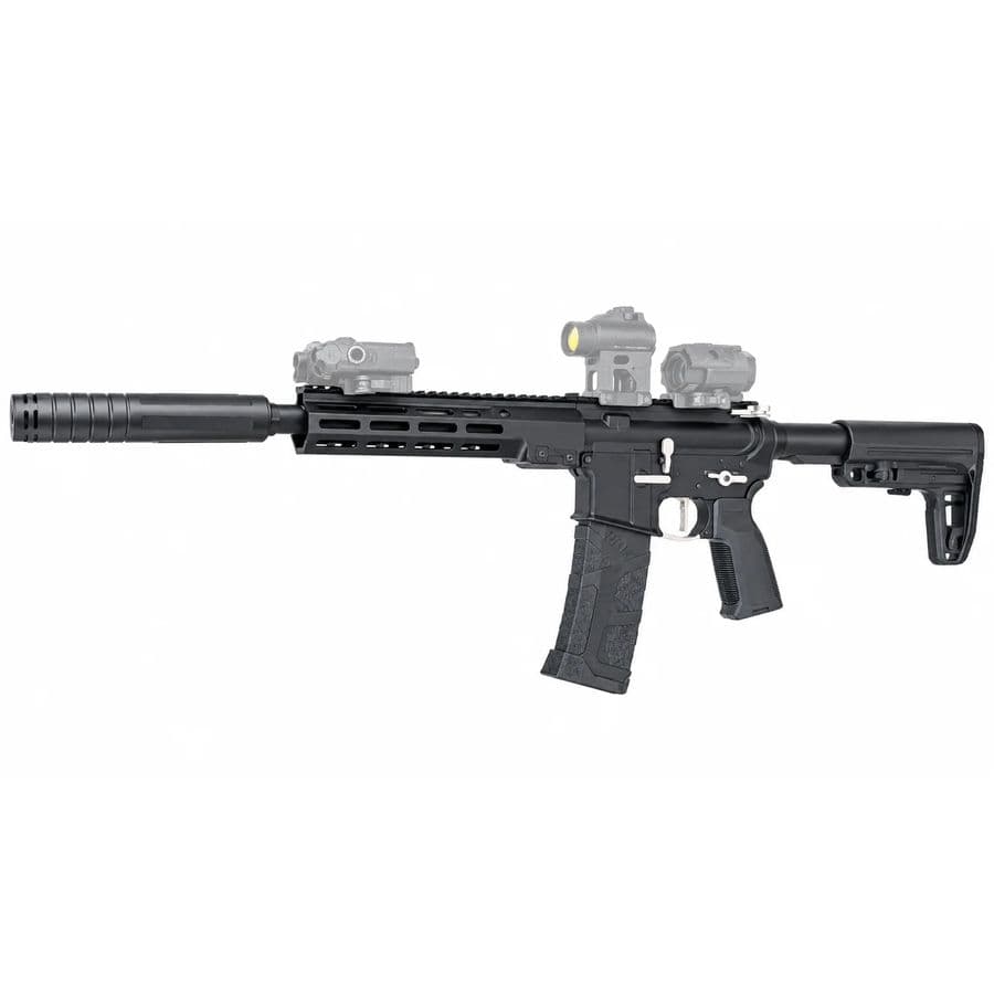 1 Arms AR/M4 HPA Airsoft CNC Rifle ETU With Suppressor