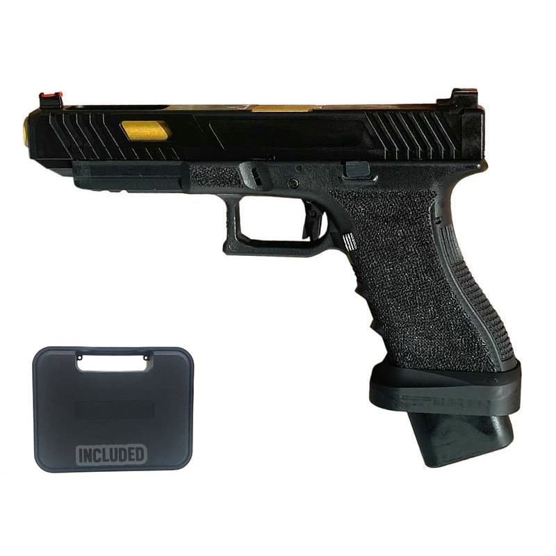 Custom 34 Series Gas Blowback Pistol (with Case – JW3 – A34-1)