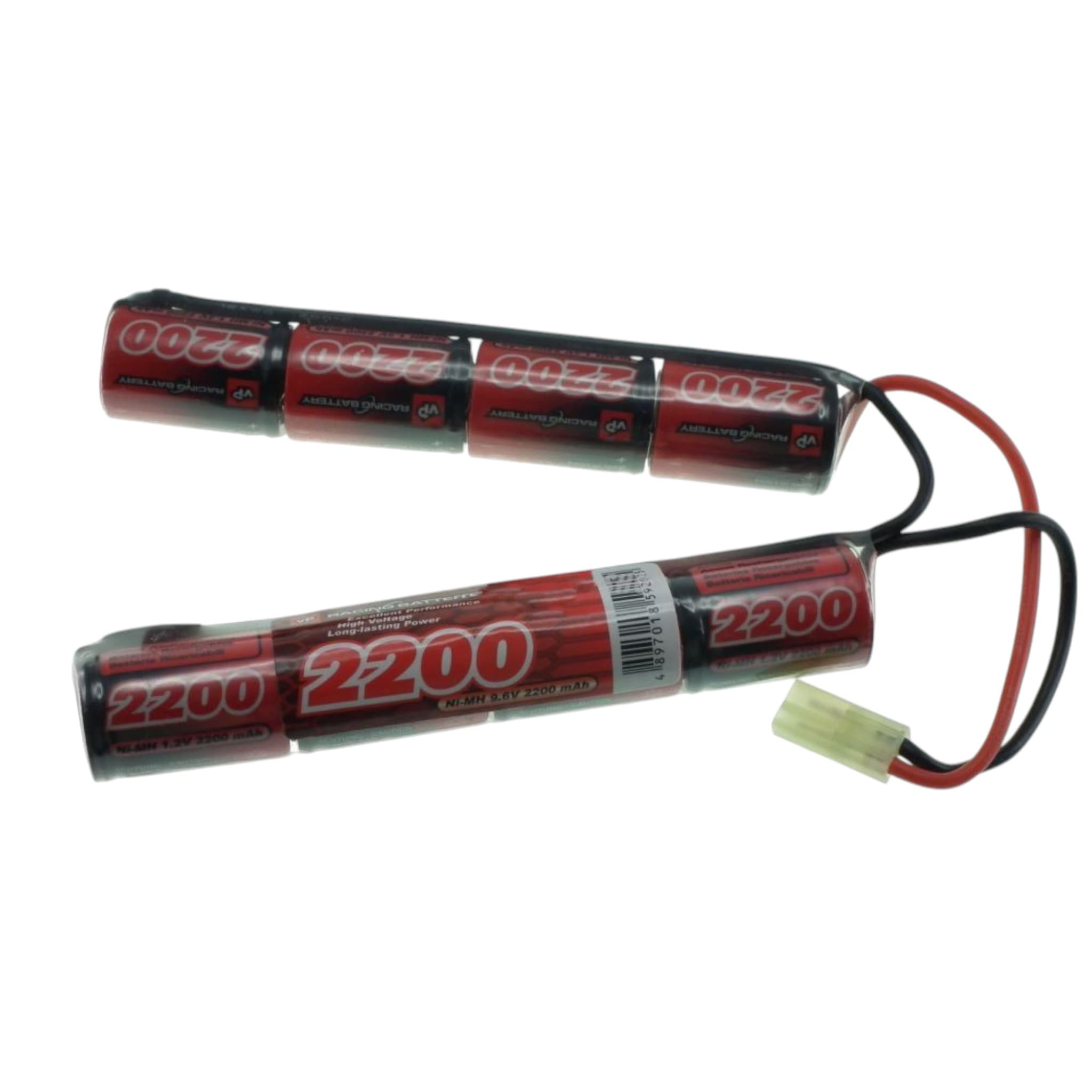 9.6v 2200mAh 4/5SC NiMH Cranestock Battery (2 Way Split – Mini Tamiya)