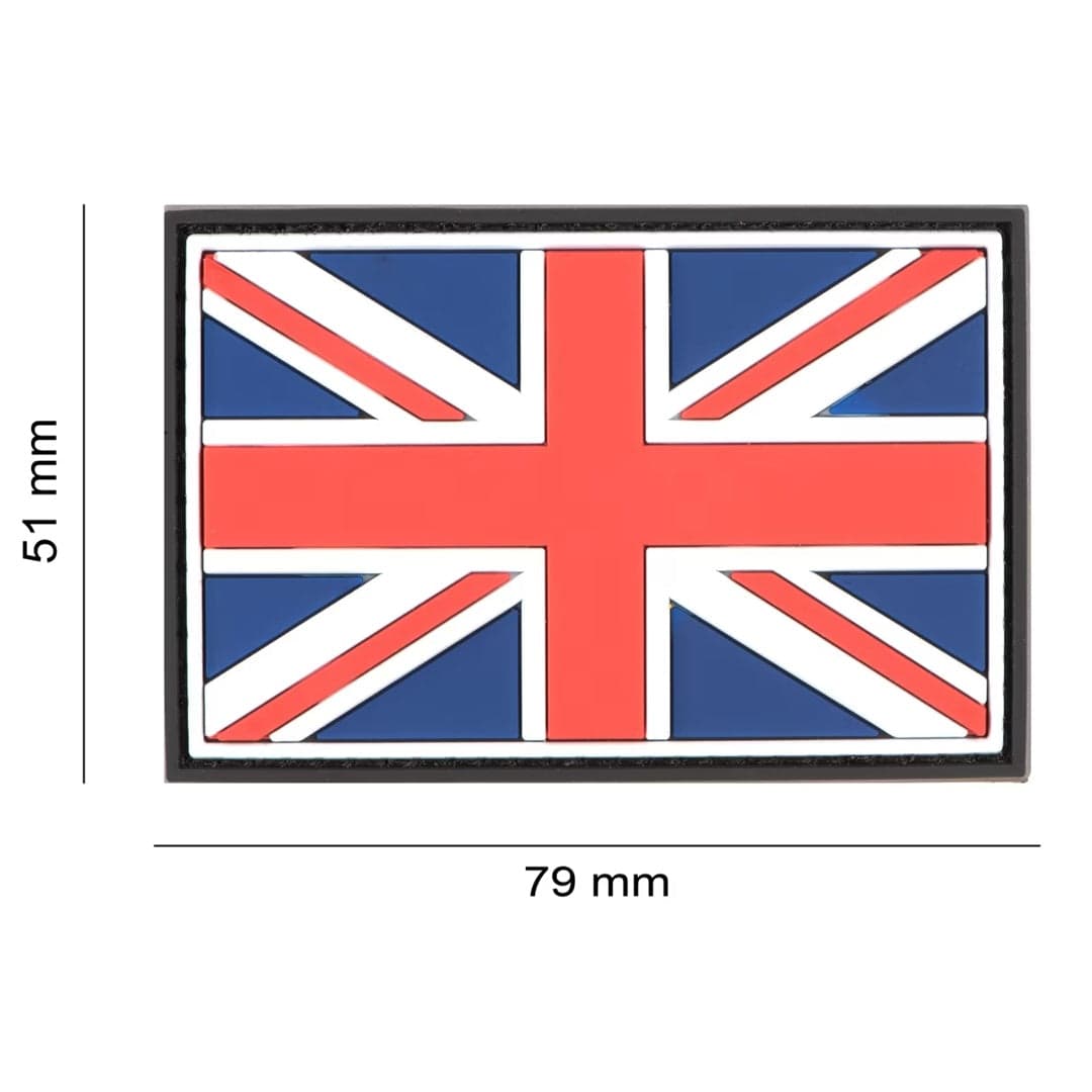 Great Britain UK Rubber Patch Union Jack Red White Blue — image 2