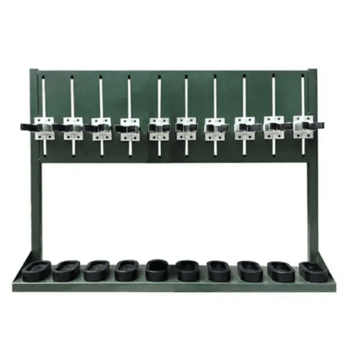Heavy Duty Steel Rifle Holder Display Racks with Adjustable Slots — image 2