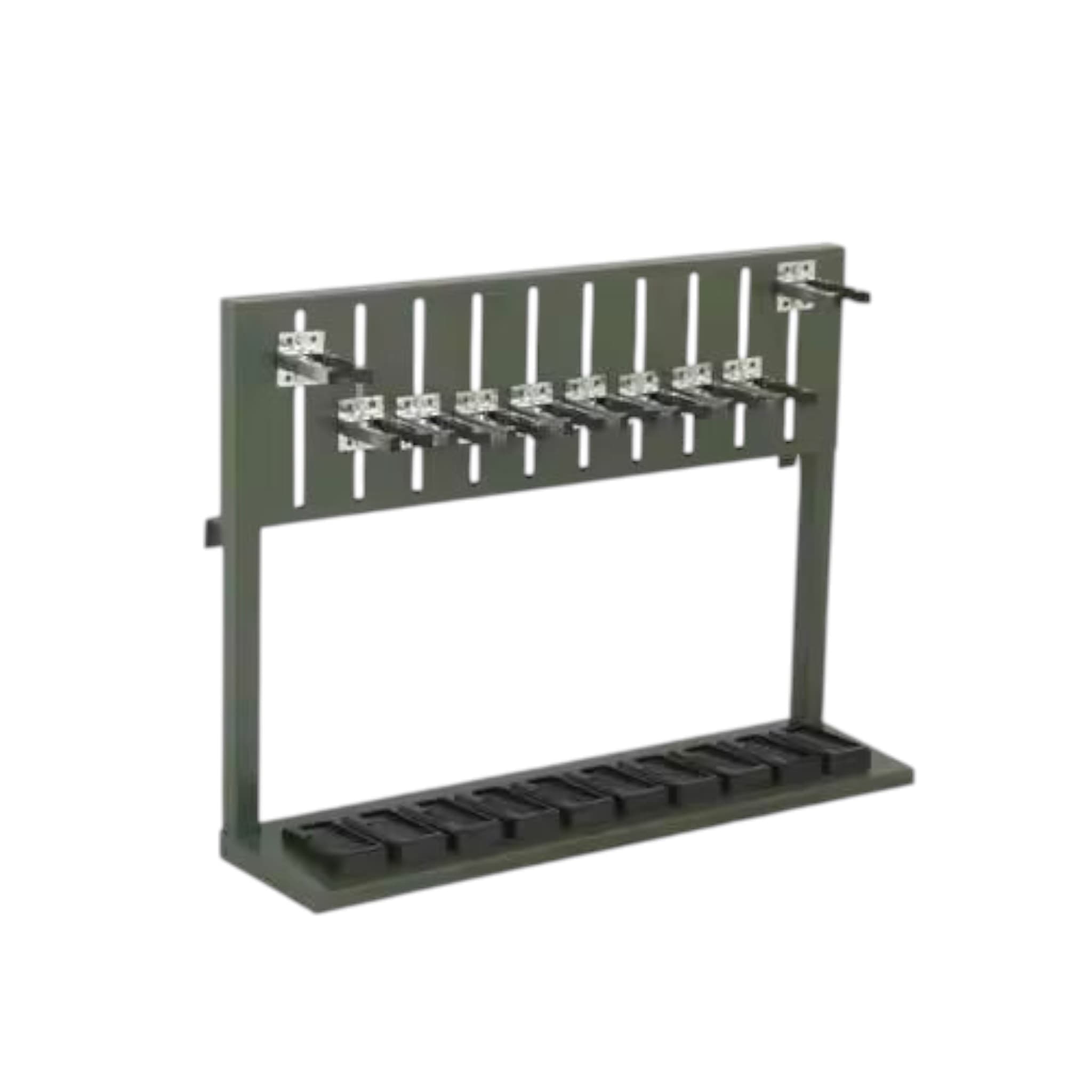 Heavy Duty Steel Rifle Holder Display Racks with Adjustable Slots