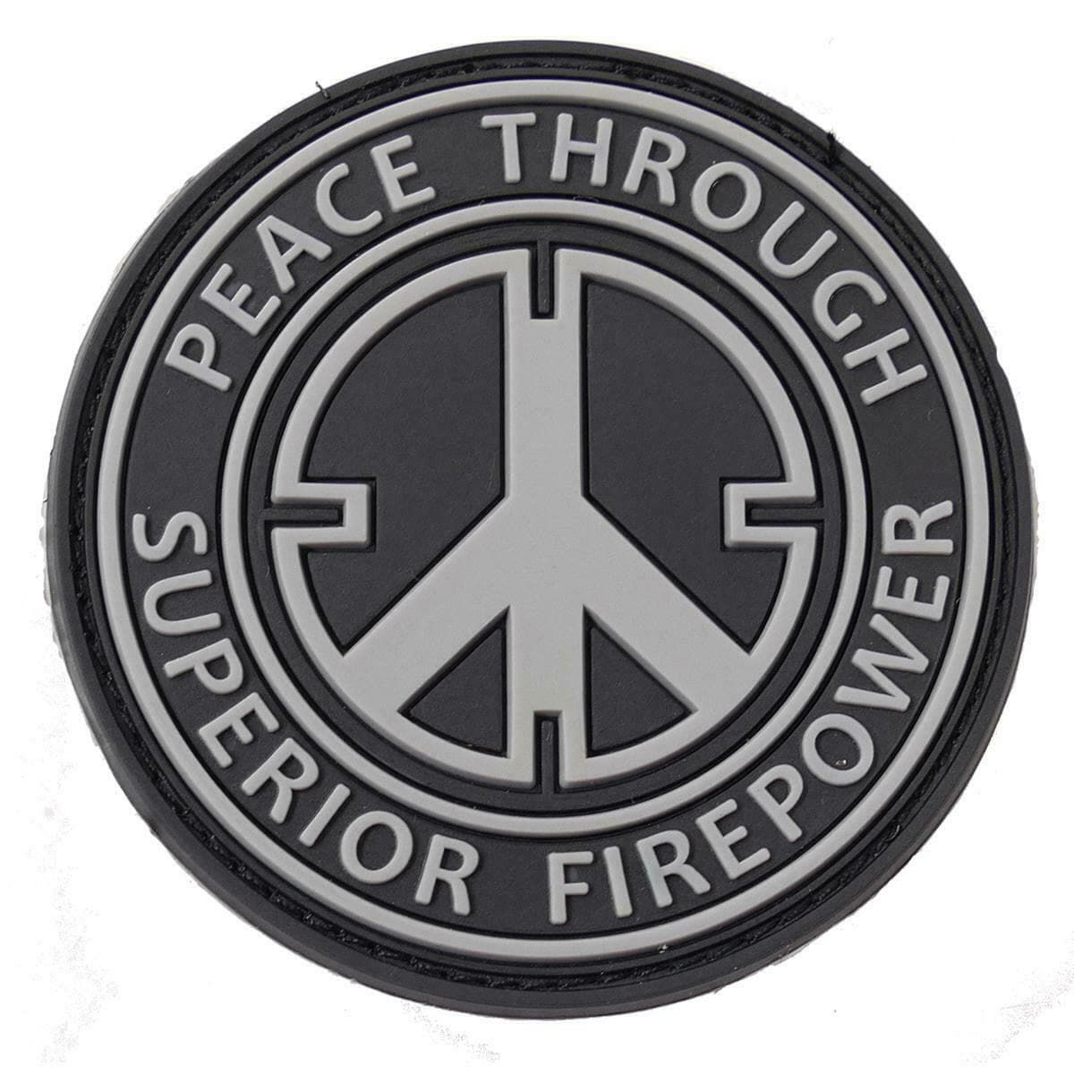 Peace Through Superior Firepower PVC Patch