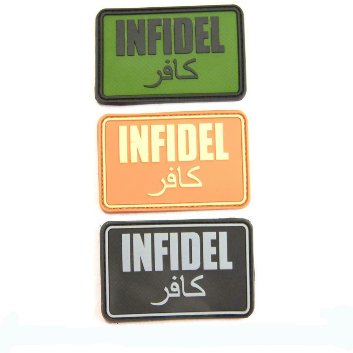 PVC Infidel Patch Rubber PVC Moral
