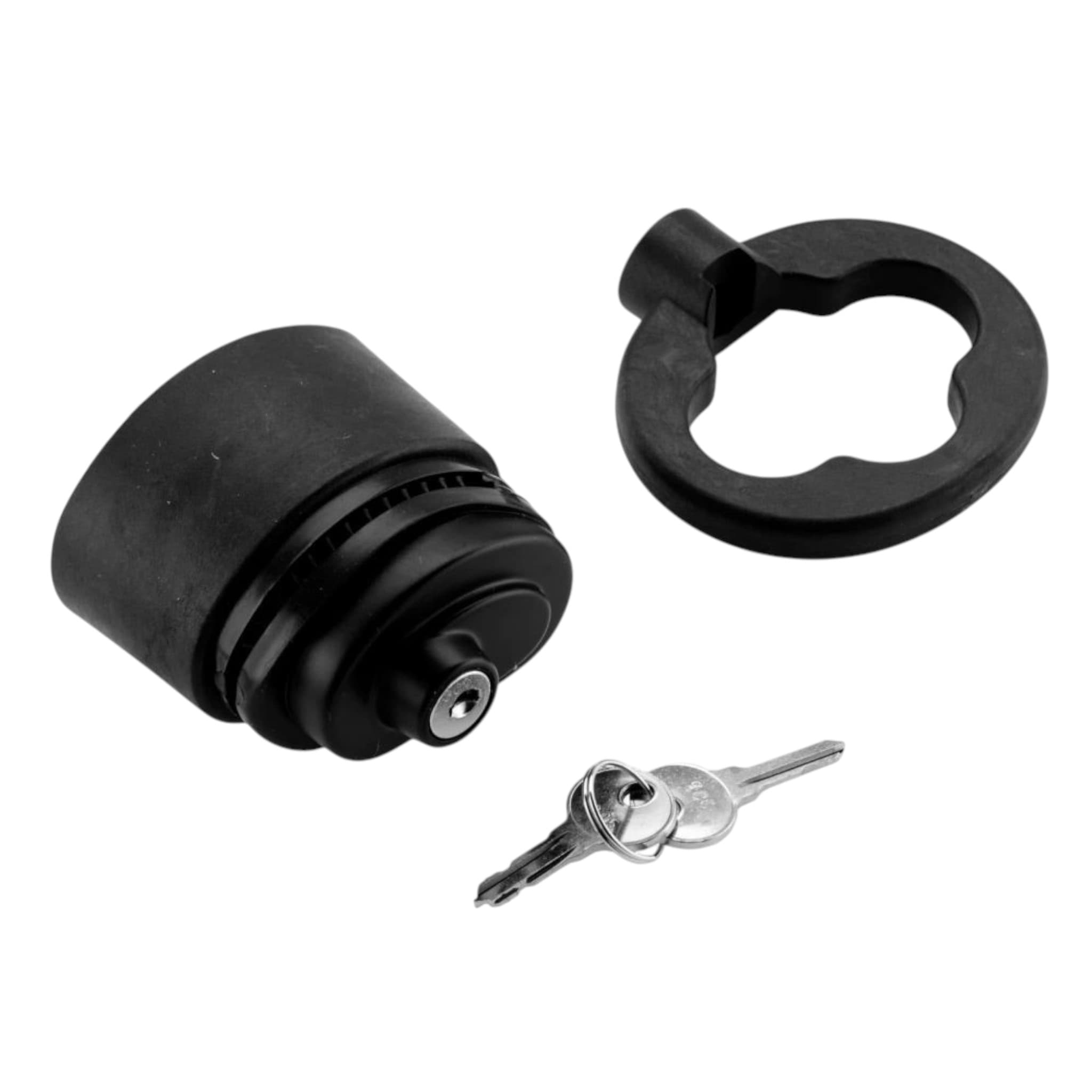 Wall Lock with Key Lock and Support Ring