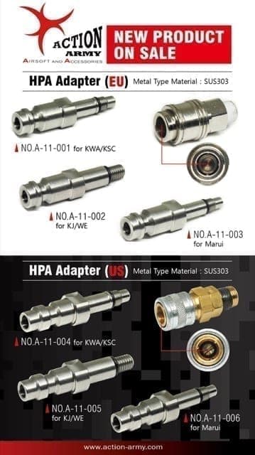 HPA Adapter (EU) for KWA/KSC