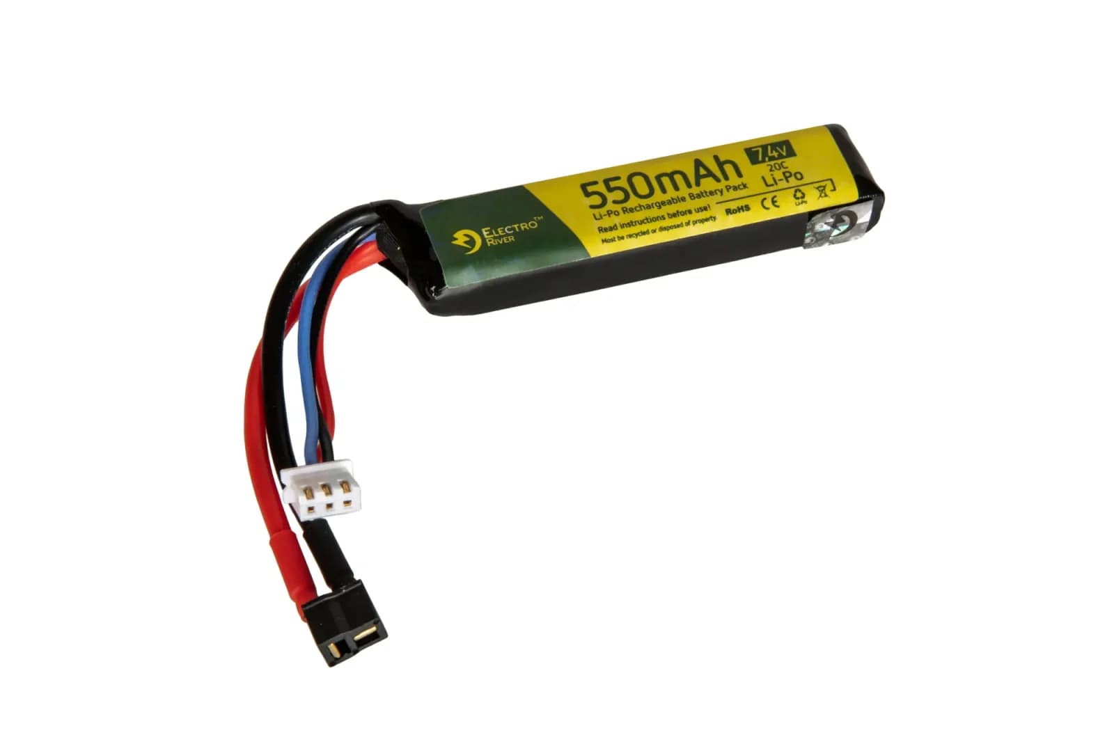 With Mosfet 7.4V 550mAh 20C Lipo Battery