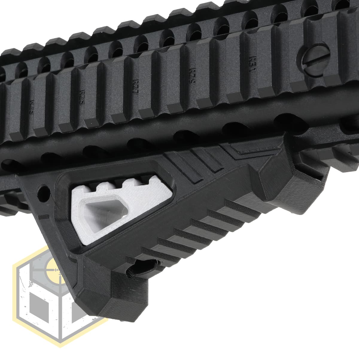 Stubby Picatinny Rail Angled Foregrip Easy Fit with Insert (0121) 034