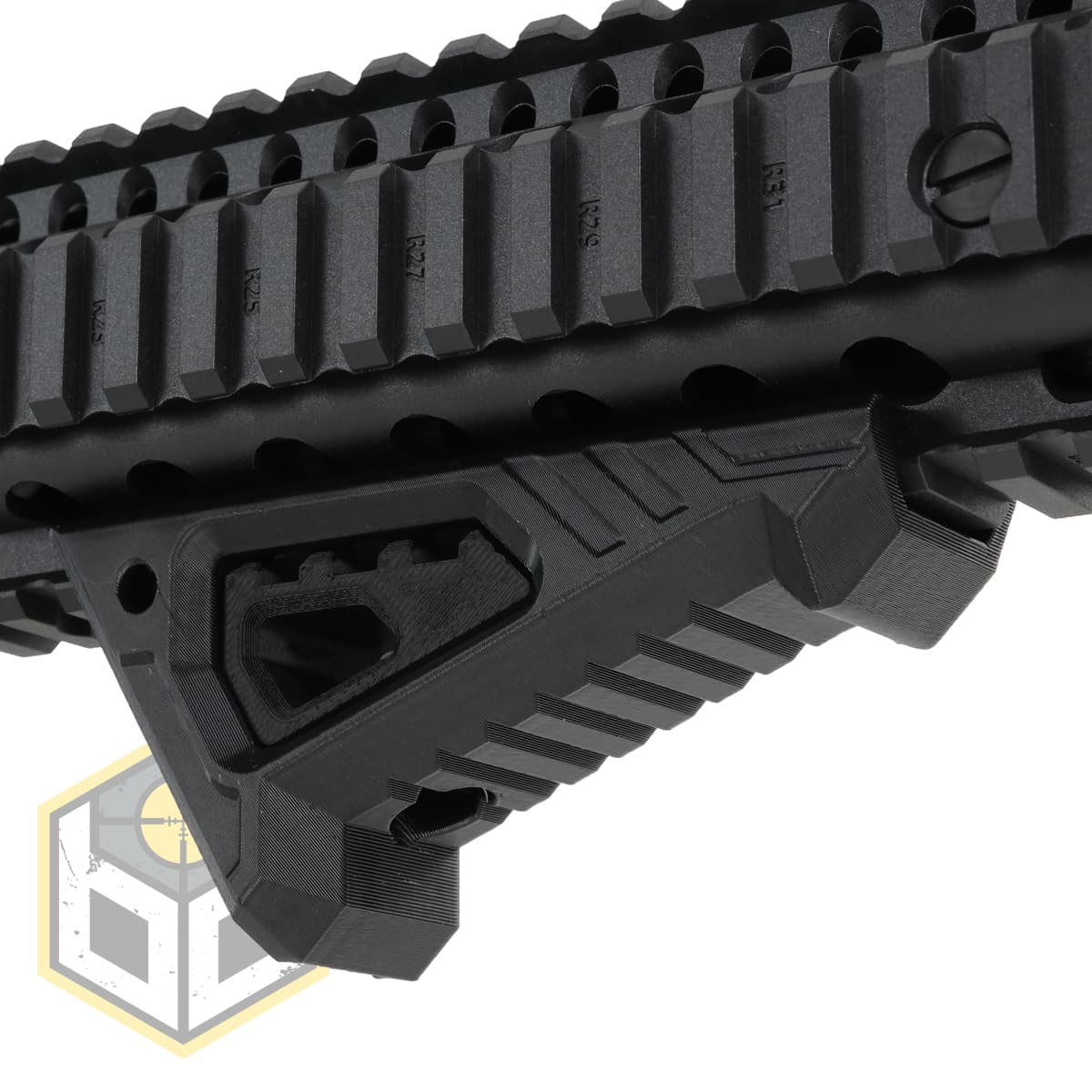 Stubby Picatinny Rail Angled Foregrip Easy Fit with Insert (0126) 034