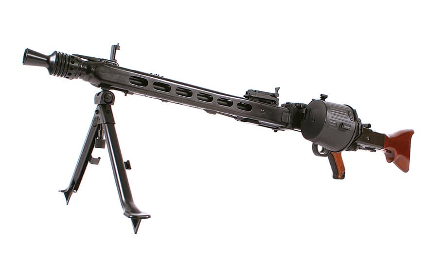 MG42 World War II Machine Gun – Full Metal & Wood