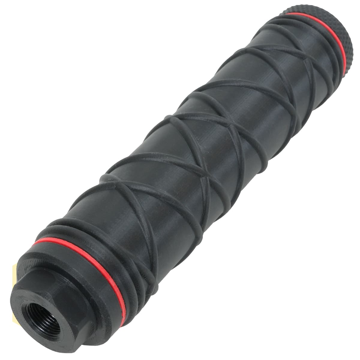 Airsoft Suppressor M4/AR-15 182 14mm CCW with Dummy Rap and Cord (0180) 047 — image 2