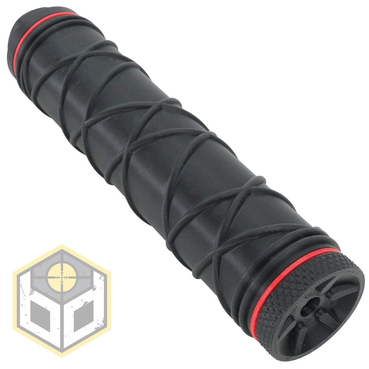 Airsoft Suppressor M4/AR-15 182 14mm CCW with Dummy Rap and Cord (0180) 047 — image 3