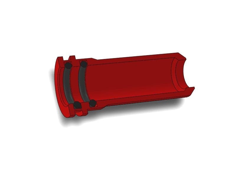Gearbox Double O-Ring Aluminium Air Nozzle for AK 19.8mm — image 3