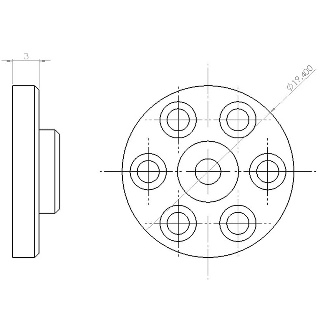 Spare Rubber Pad For Sniper Rifles Pistons 19.4mm — image 2