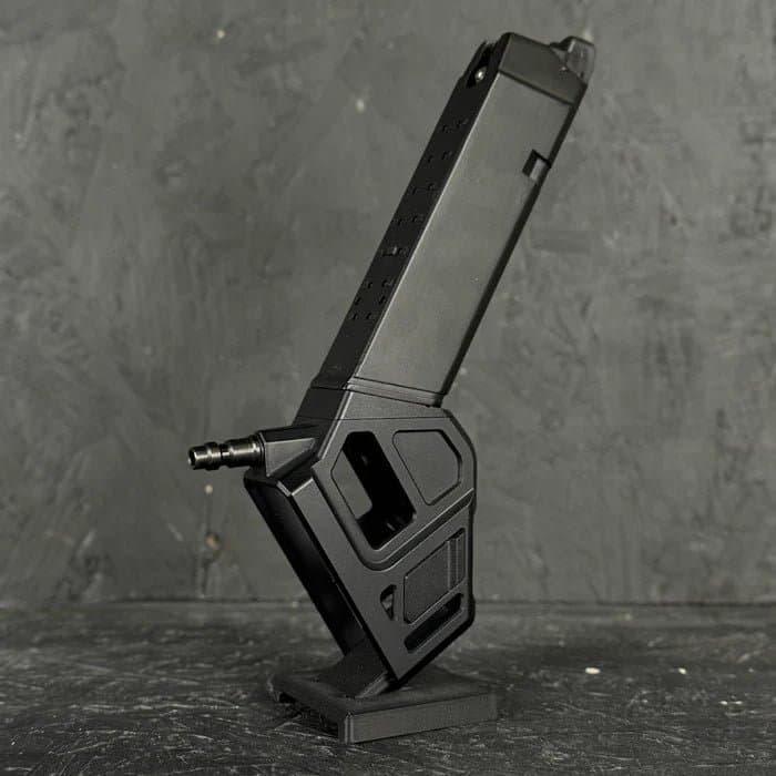 T1P CNC Angled HPA Adapter - 2 in 1 GLK + CAPA - Blackout Edition