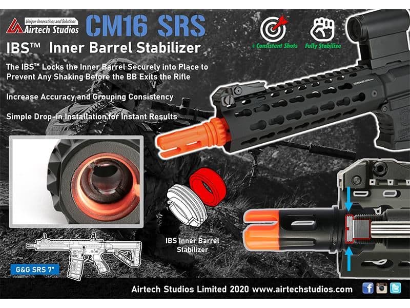 G&G CM16 SRS 7″ IBS Inner Barrel Stabilizer — image 3