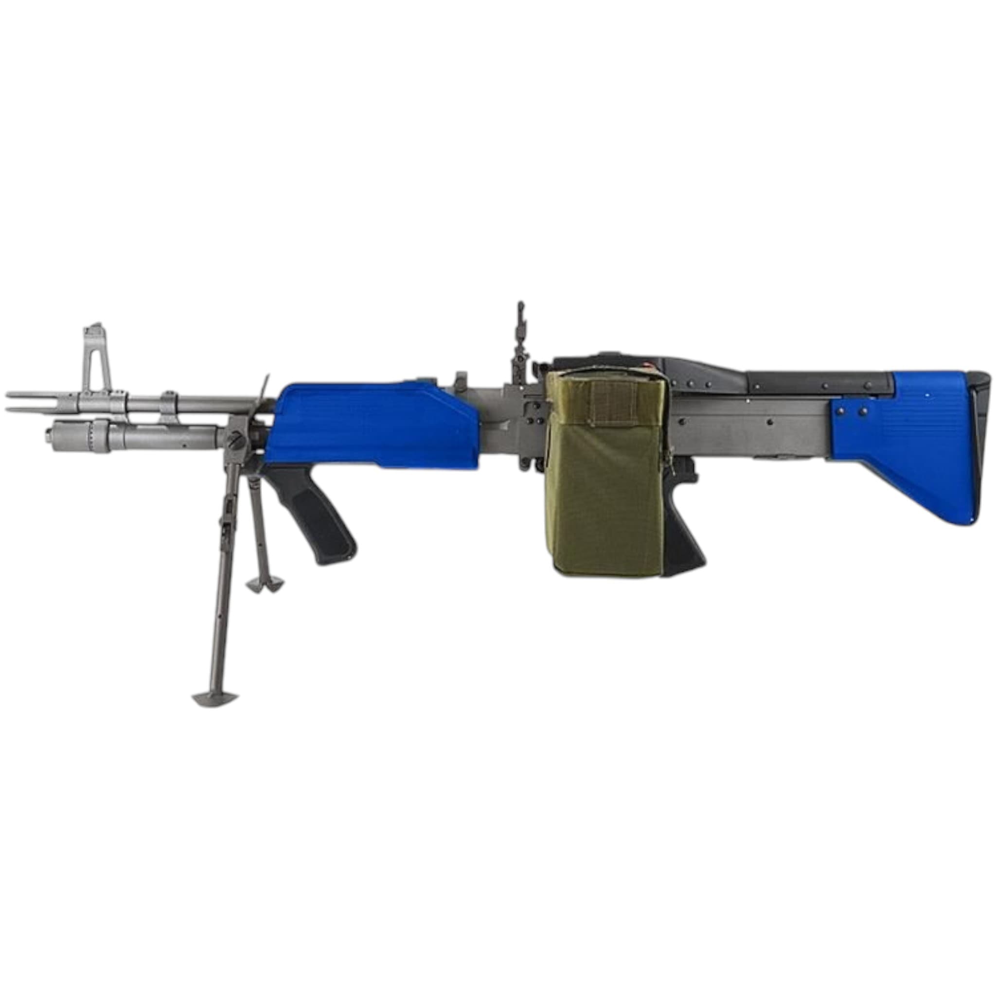 MK43 (M249) with Drum Magazine (AK-M249-MK43) (Blue)