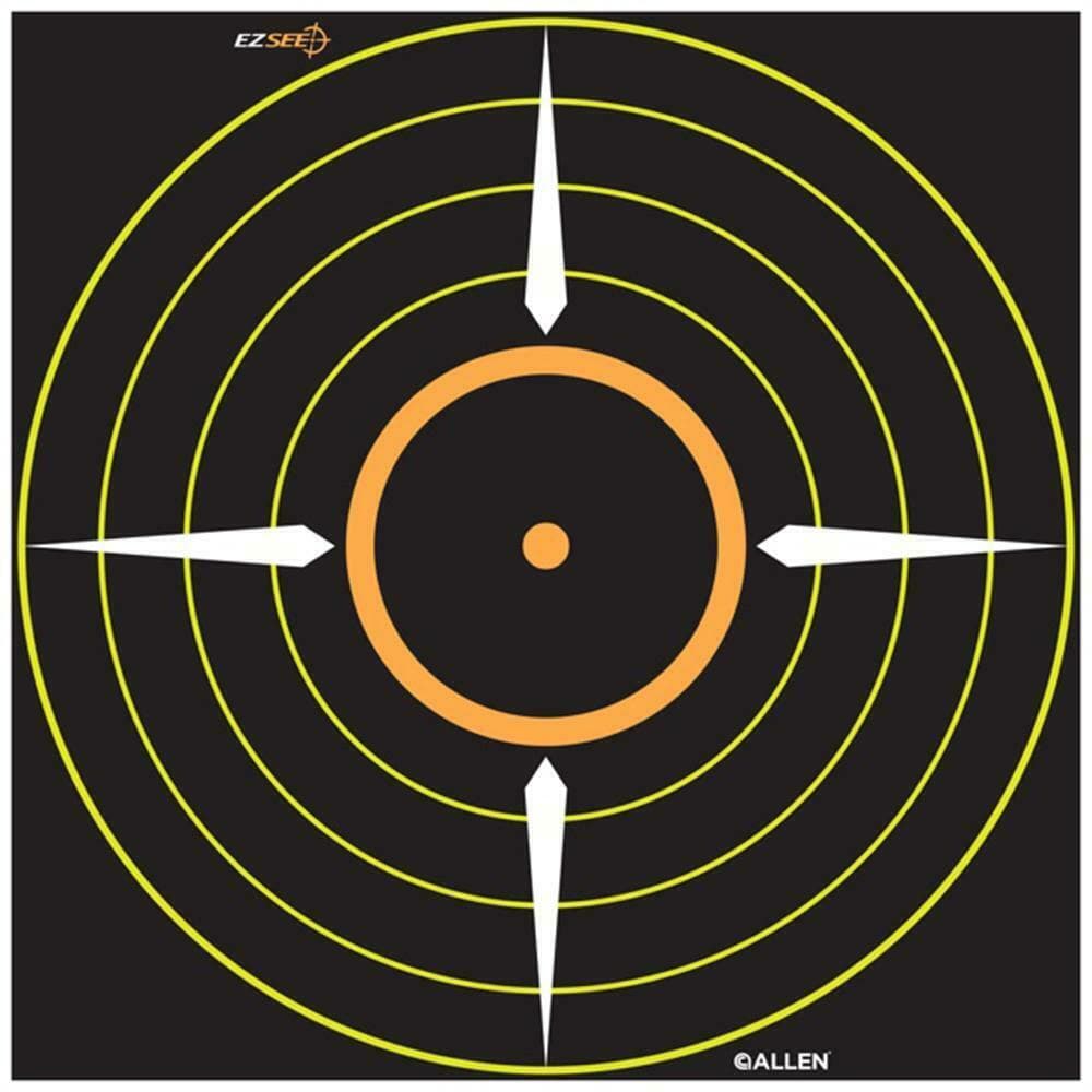 EZ AIM Splash Reactive Bullseye Scope Grid Target 6X6”