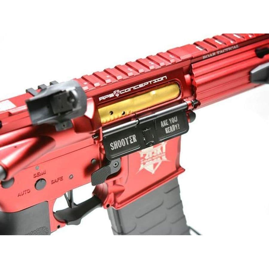“Boar Tactical” Silver EDGE 17″ KeyMod (3 Gun) AEG (ASR-119 – Red) — image 2