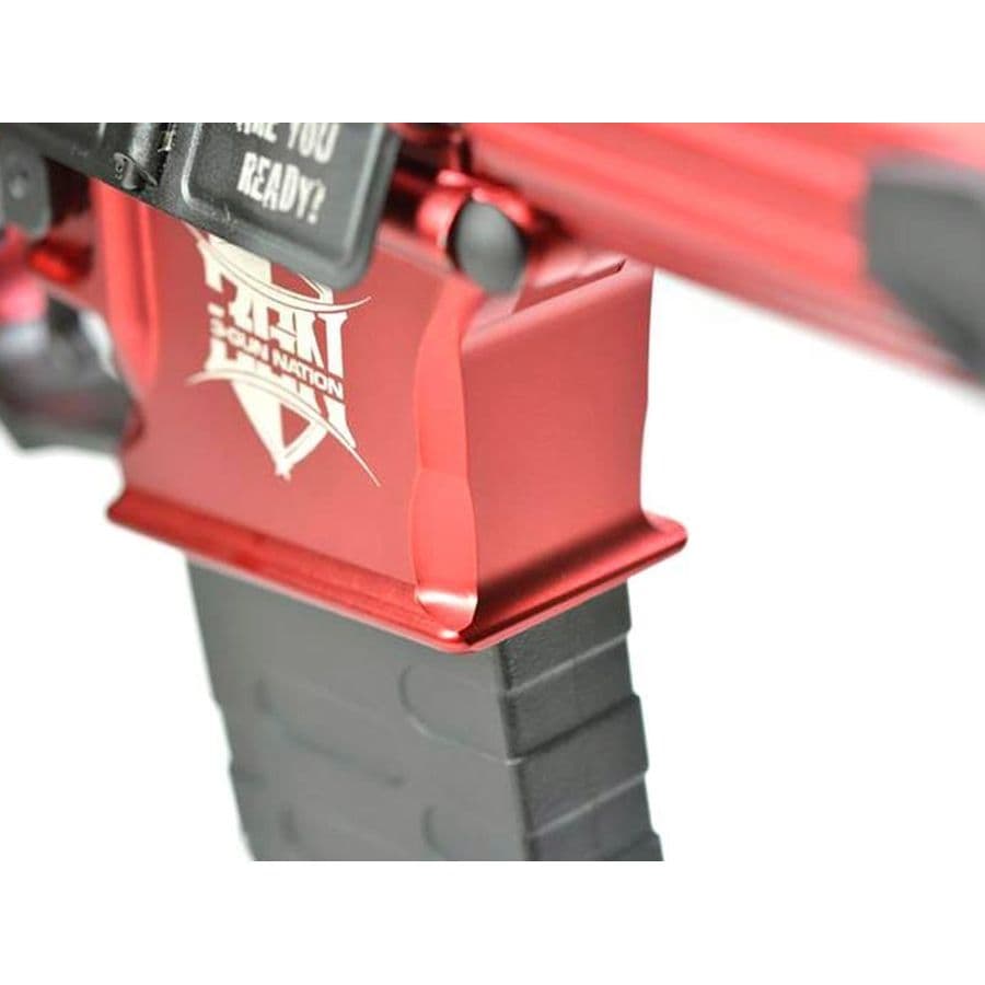 “Boar Tactical” Silver EDGE 17″ KeyMod (3 Gun) AEG (ASR-119 – Red) — image 3