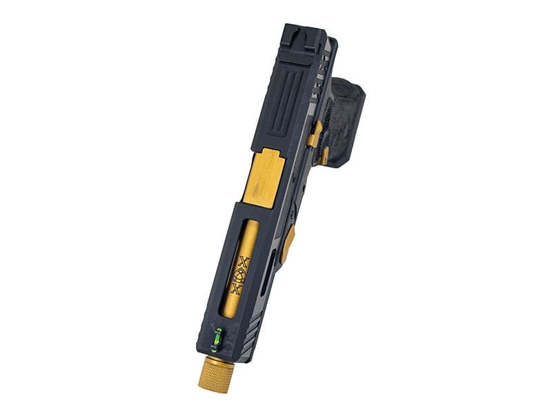 Bumblebee XX Co2 Blowback Pistol (1 Short Mag and 1 Long Mag – Gold – ACP620) — image 3