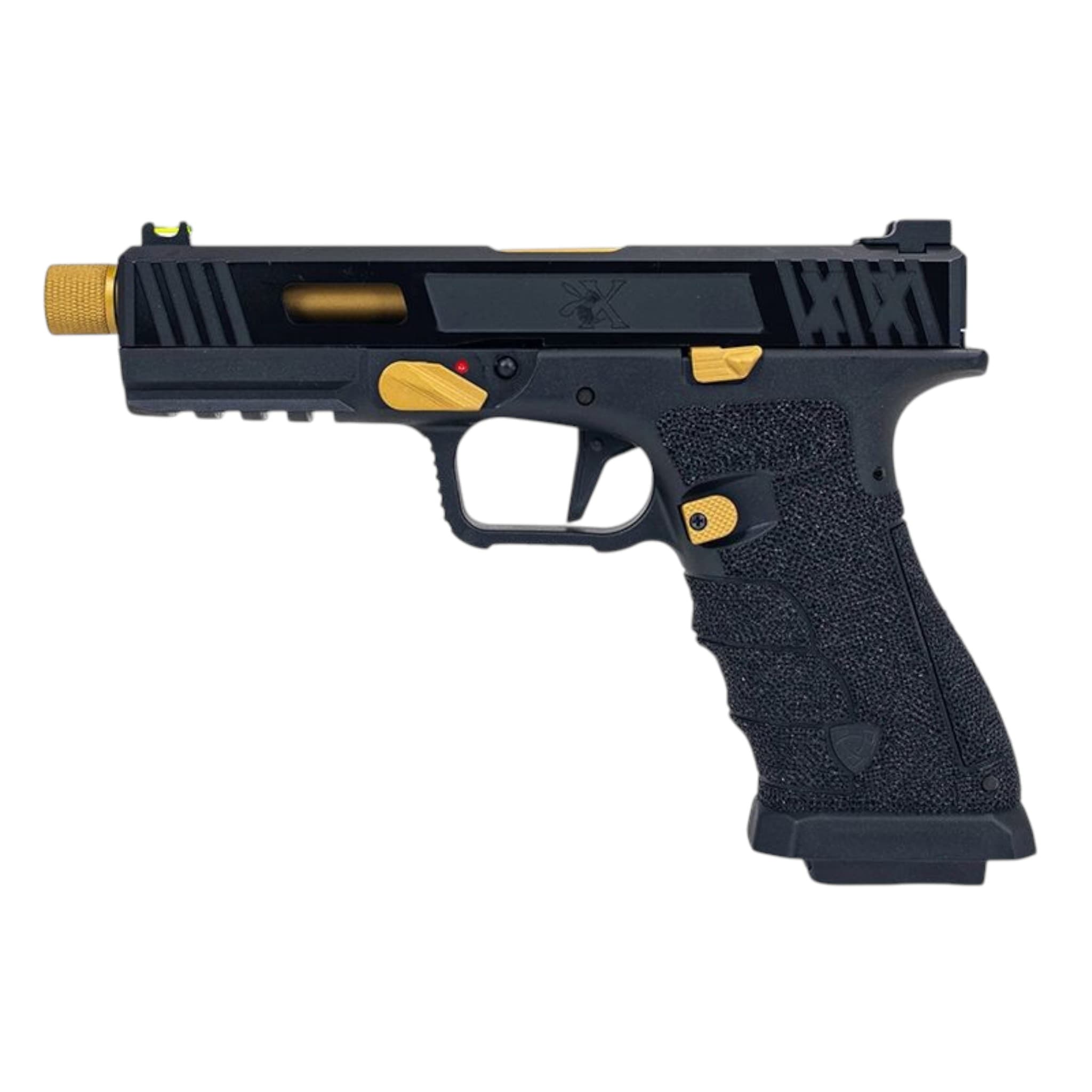 Bumblebee XX Co2 Blowback Pistol (1 Short Mag and 1 Long Mag – Gold – ACP620)