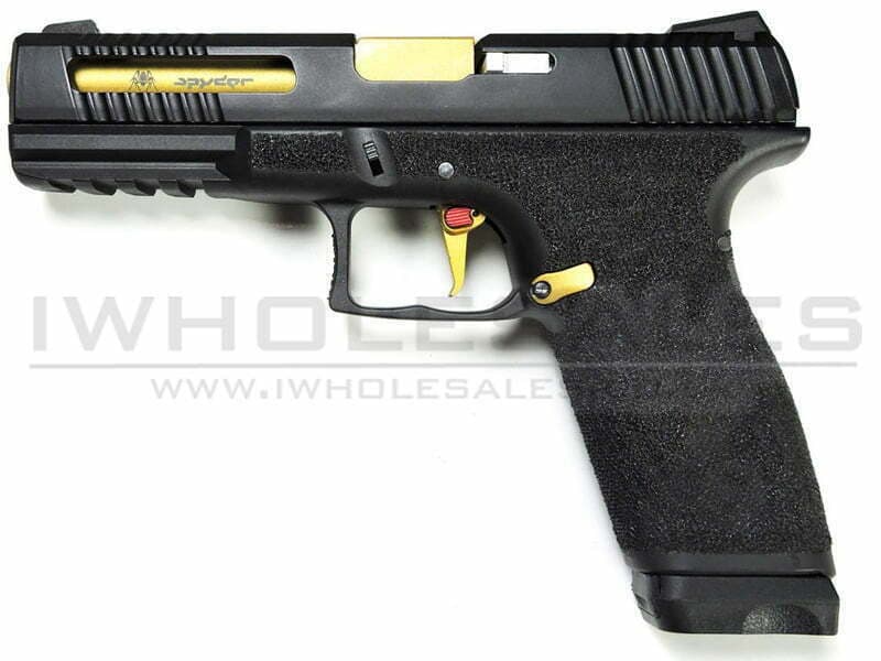 Spyder Dual Power Pistol (Gold Barrel – X1-CAP)