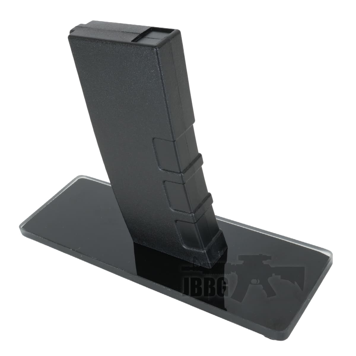 Rifle Display Stand Mag Well Style with Glass Base