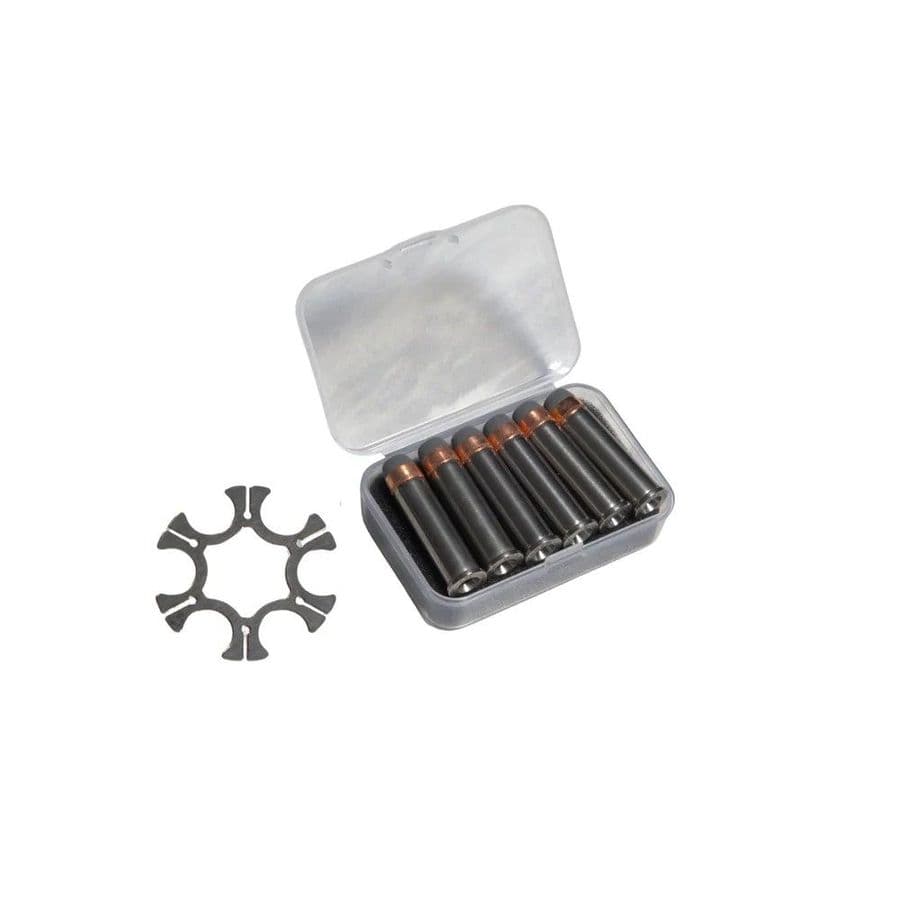 6pc Revolver Shells with Moon Clip