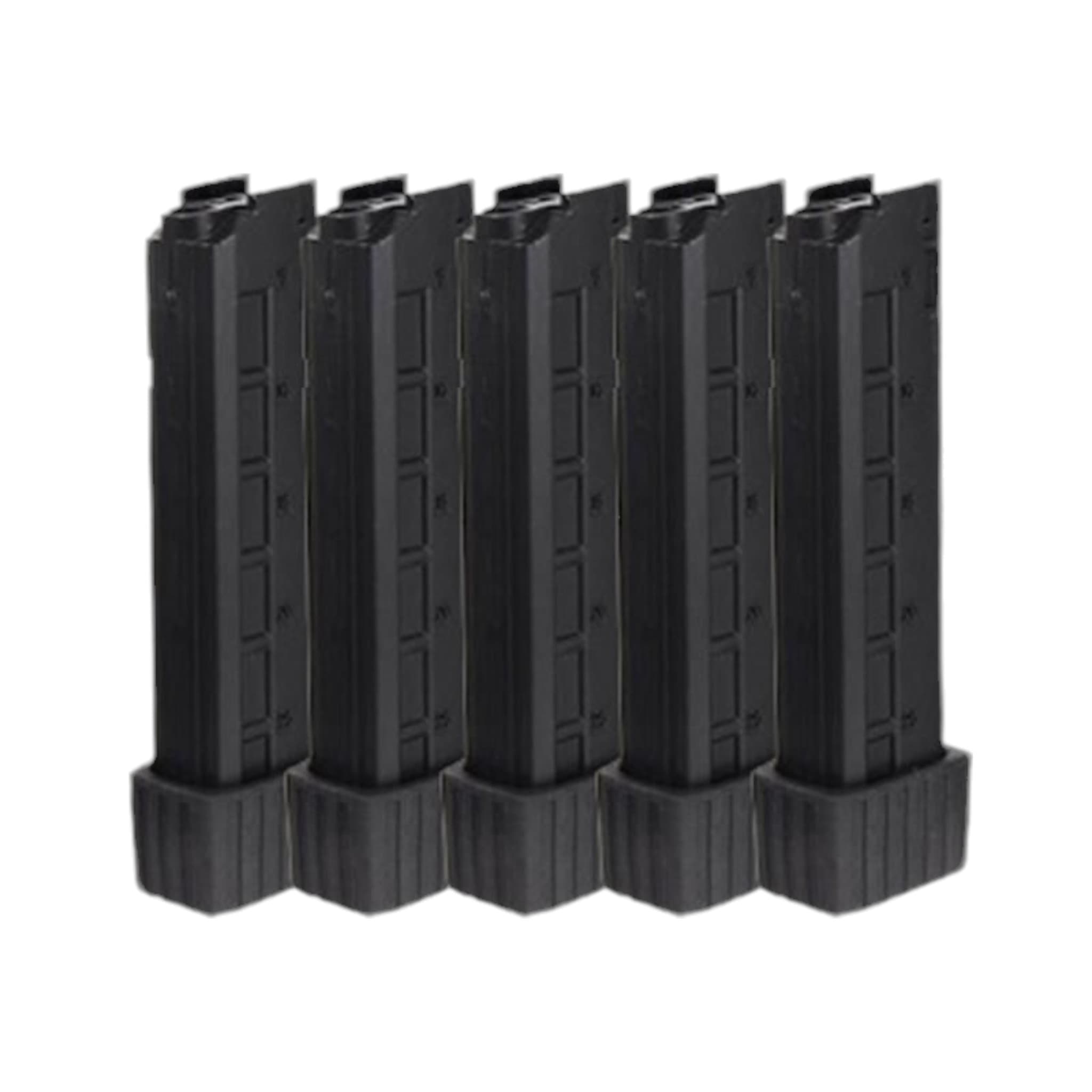 APC-9 AEG SMG Magazine (5pcs Box Set – Medium – 80 Rounds – MAG-B-A9-M)