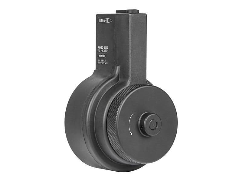 AR Style M4/M16 Drum Winding Magazine (2150 Rounds – MAG-043) — image 2