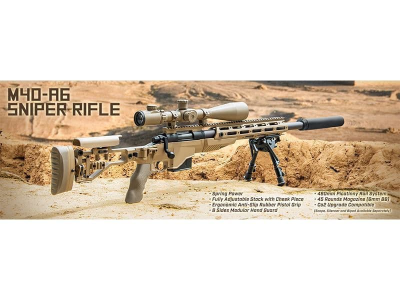 M40-A6 Sniper Rifle (Spring Powered – MSR-026) — image 2