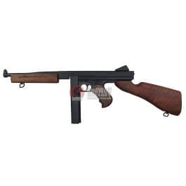 Thompson M1A1 AEG EBB (Real Wood – Stick Mag. – SMG-005)