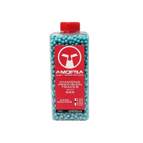 x Amoeba Diamond Precision 0.25g 3300rnd – Blue Tracers