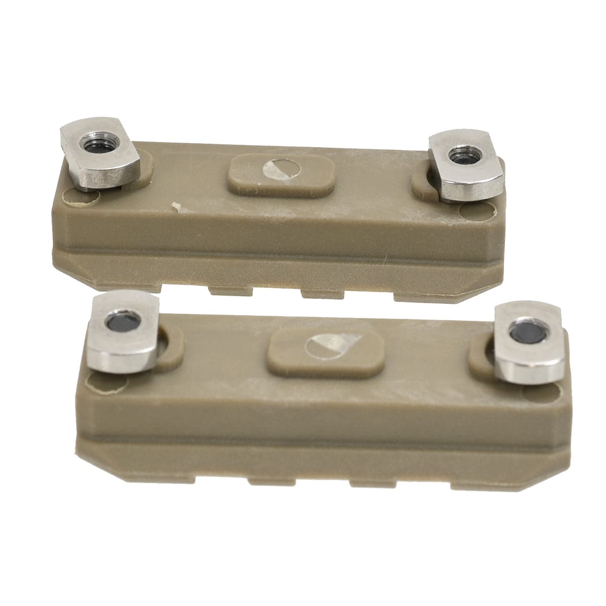 2.0" M-Lok Key Rail Mount 2pcs Dark Earth — image 2