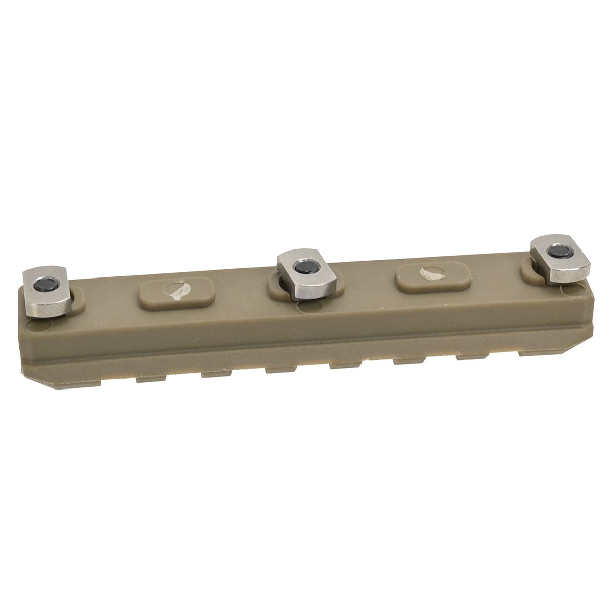 3.5" M-Lok Key Rail Mount 2pcs Dark Earth — image 2