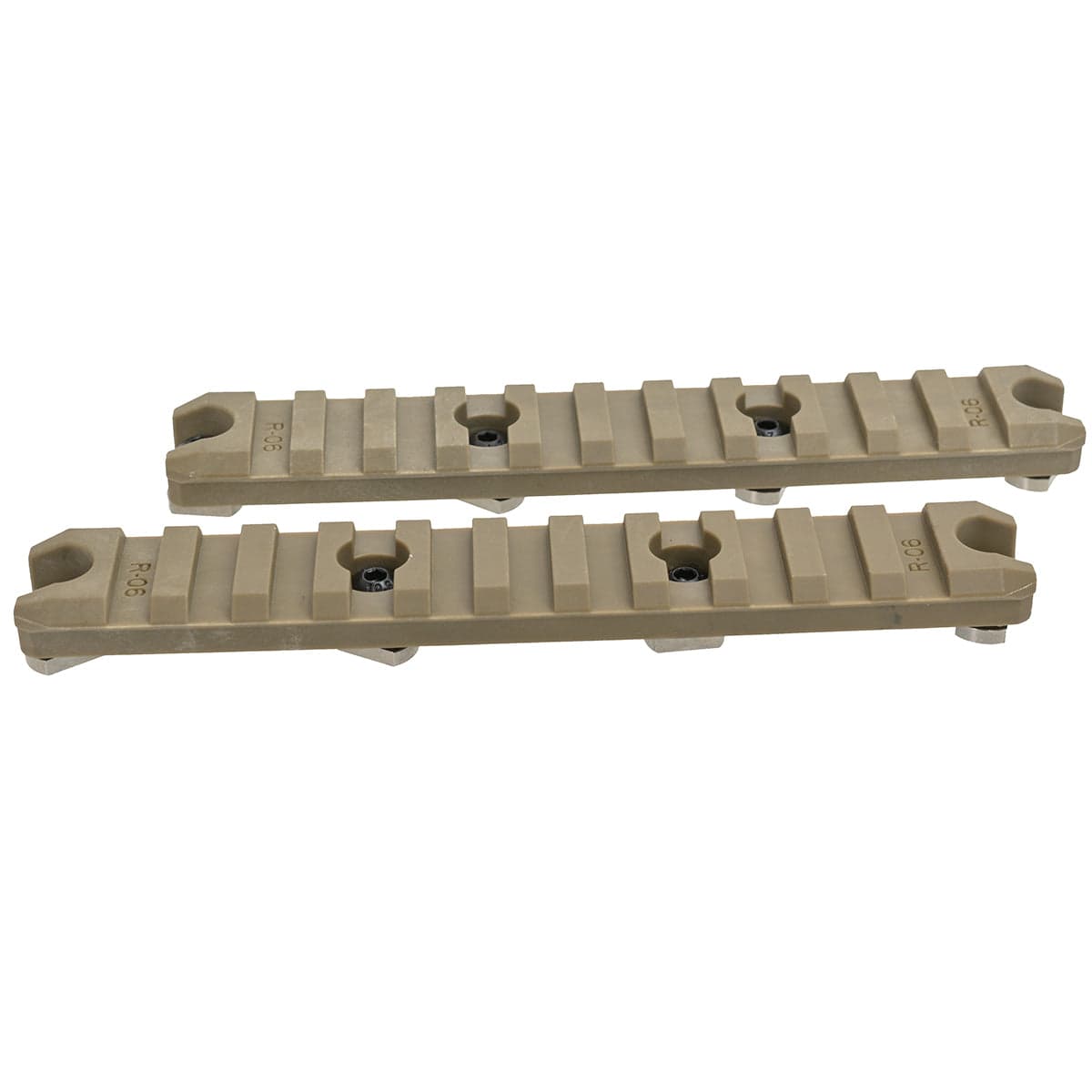 5" M-Lok Key Rail Mount 2pcs Dark Earth