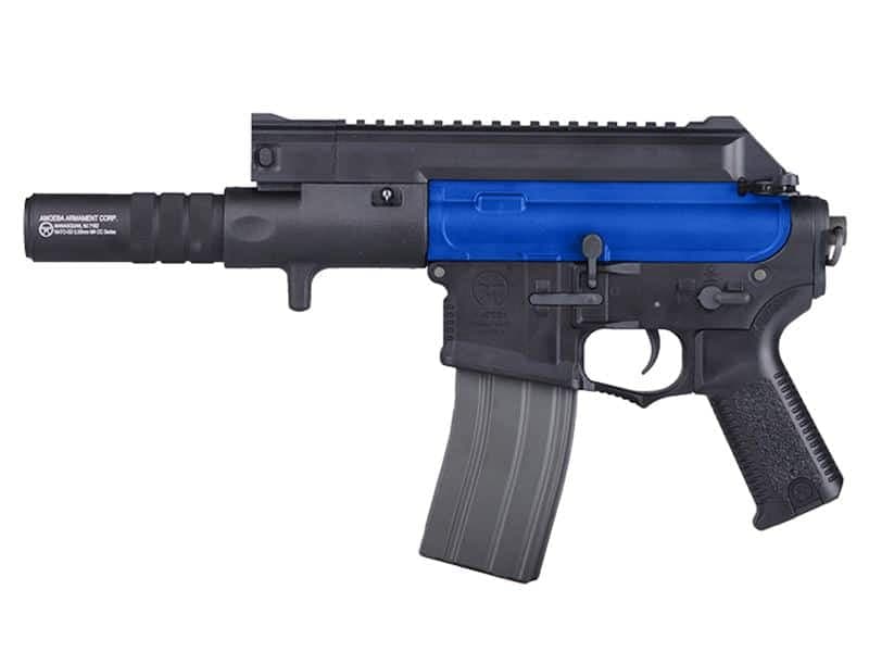 Tactical M4 AEG With Silencer (ARES-AM-004 – Blue)