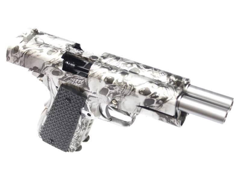 Custom Skull Double Barrel 1911 (AW-MX0100) — image 2