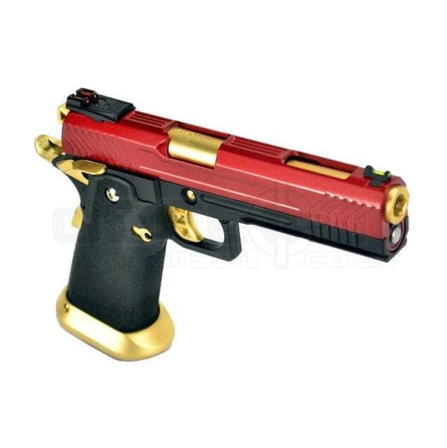 Custom Hi-CAPA GBBP (Full Red Slide – Gold Barrel)