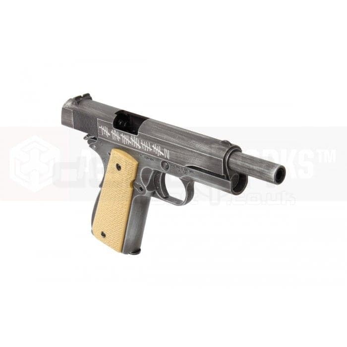 Custom “Molon Labe” 1911 Gas Blowback Pistol (Brown Grip) — image 2