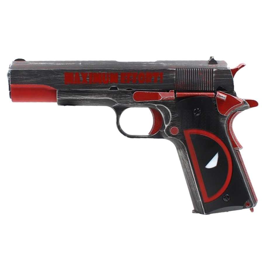 Custom “Molon Labe Deadpool” 1911 Gas Blowback Pistol
