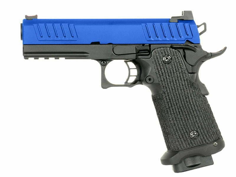 Custom 4.3 Hi-CAPA Gas Blowback Pistol (R603 – Blue)