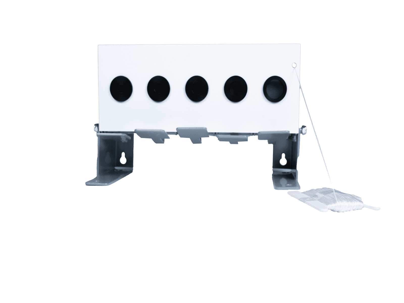 5-Hole Match Shooting Target Precision Reactive With Cord Reset Airgun