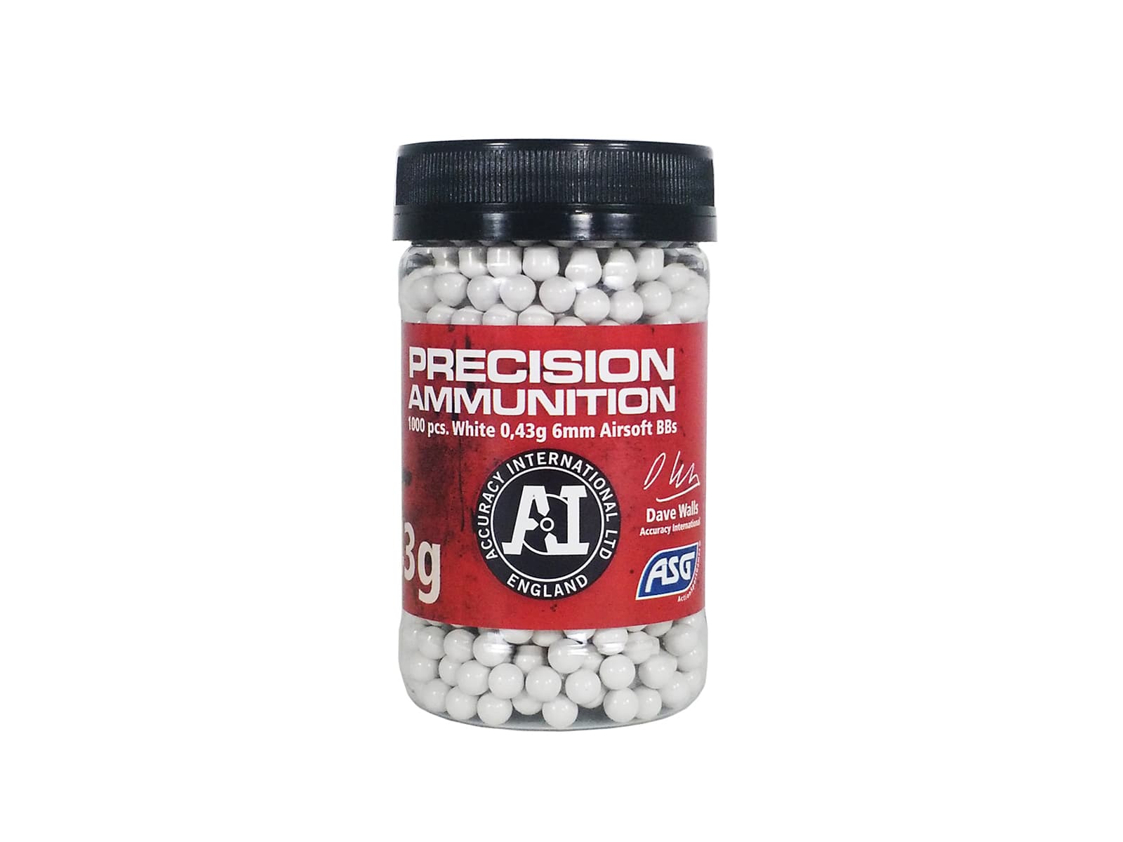 Accuracy Precision Airsoft bb's 0.43g 1000 Bottle