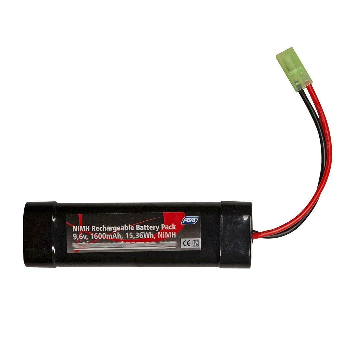 Airsoft AEG Battery 9.6v 1600 Mah Tamiya Connector — image 2