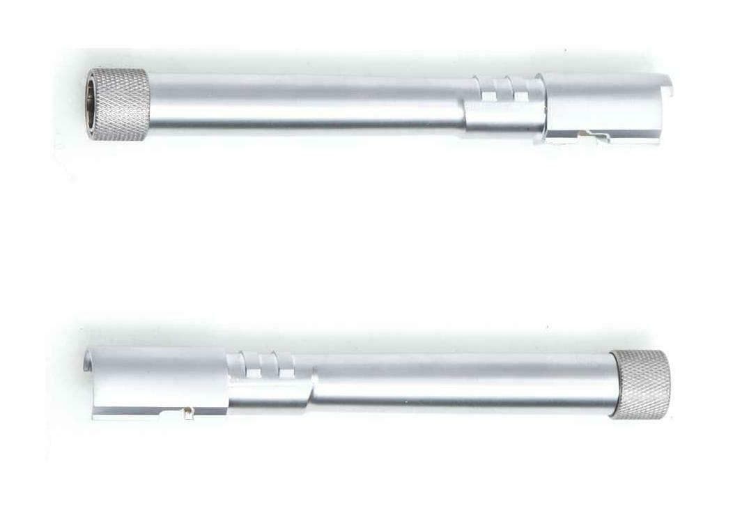 Airsoft CZ SP-01 Shadow Threaded Chrome Outer Barrel 14mm CCW