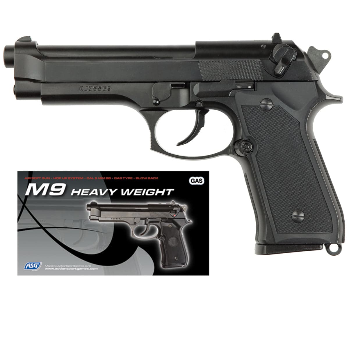 Airsoft M9 Pistol GBB Gas — image 3