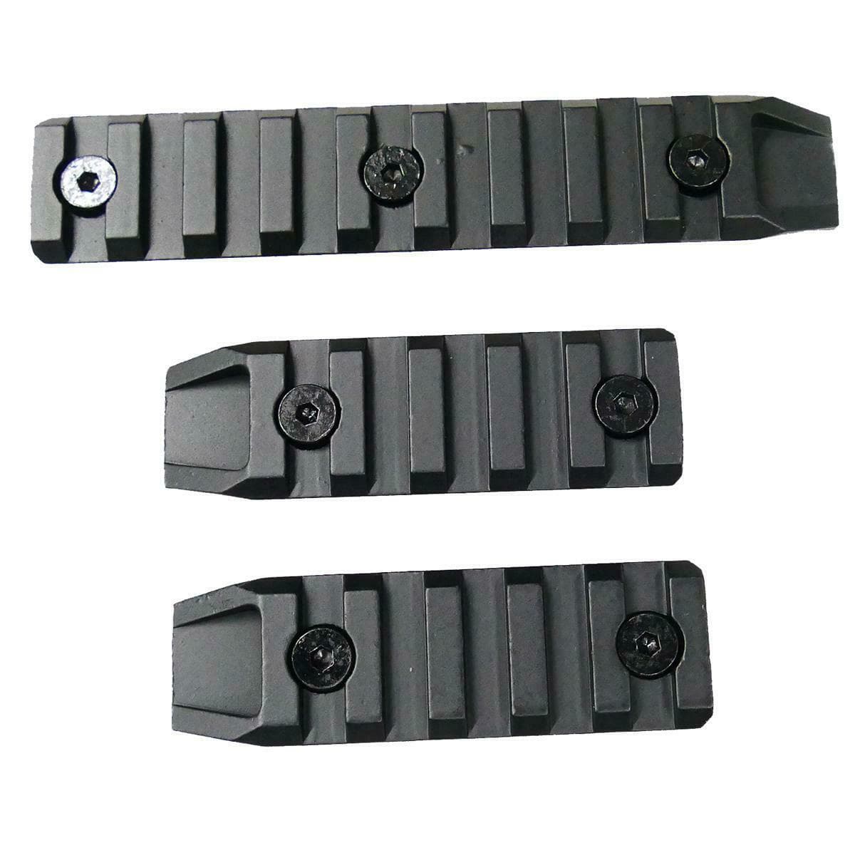 Airsoft Rifle Keymod Rail Set 3 Piece